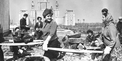 Субботник, 1970-е годы. Источник: g(117044)jpg