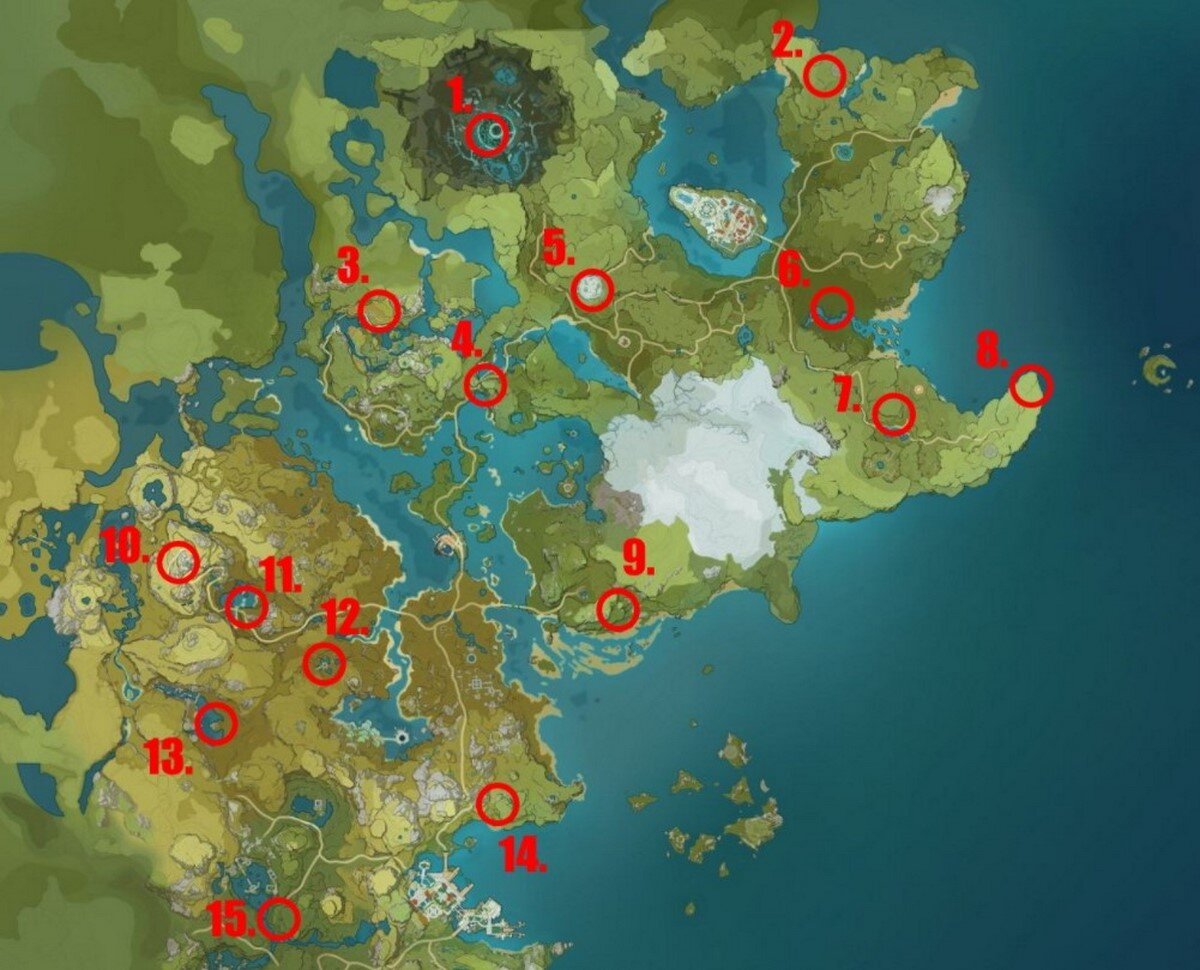 Места появления 