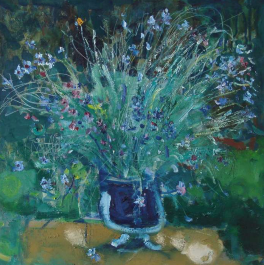 Фотография картины В. П. Лаханского "Васильки" (из открытых источников)