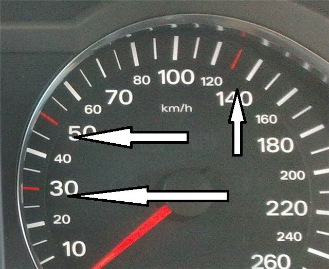 Зачем на спидометре красные полоски на 30, 50 и 120 км.ч, многие об этом не знают