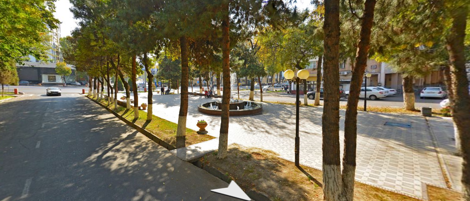 фонтан на месте памятника