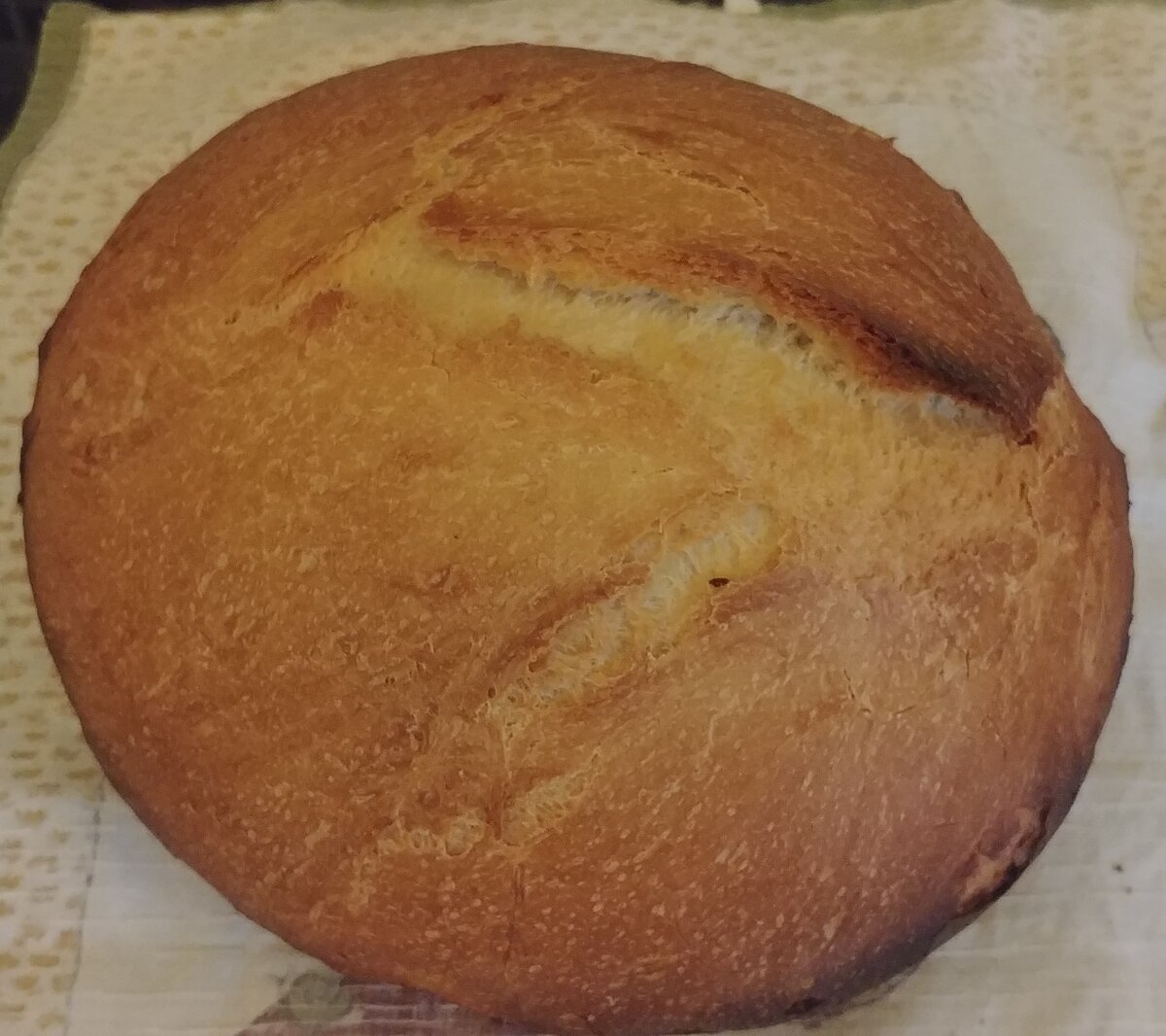 Круглый хлеб из новой хлебопечки. Качество - как из дорогой мини-пекарни!