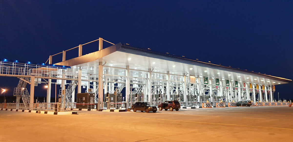 Пункт взимания платы на  636-м километре  М-4 «Дон» 