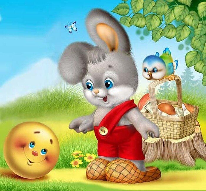 Колобок и заяц.