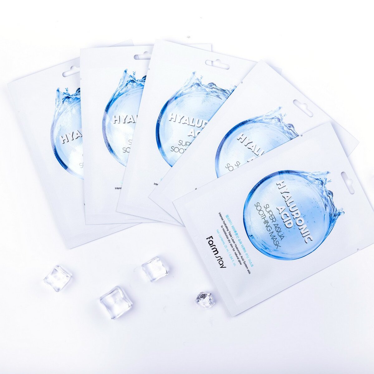 Набор тканевых масок с гиалуроновой кислотой Farmstay