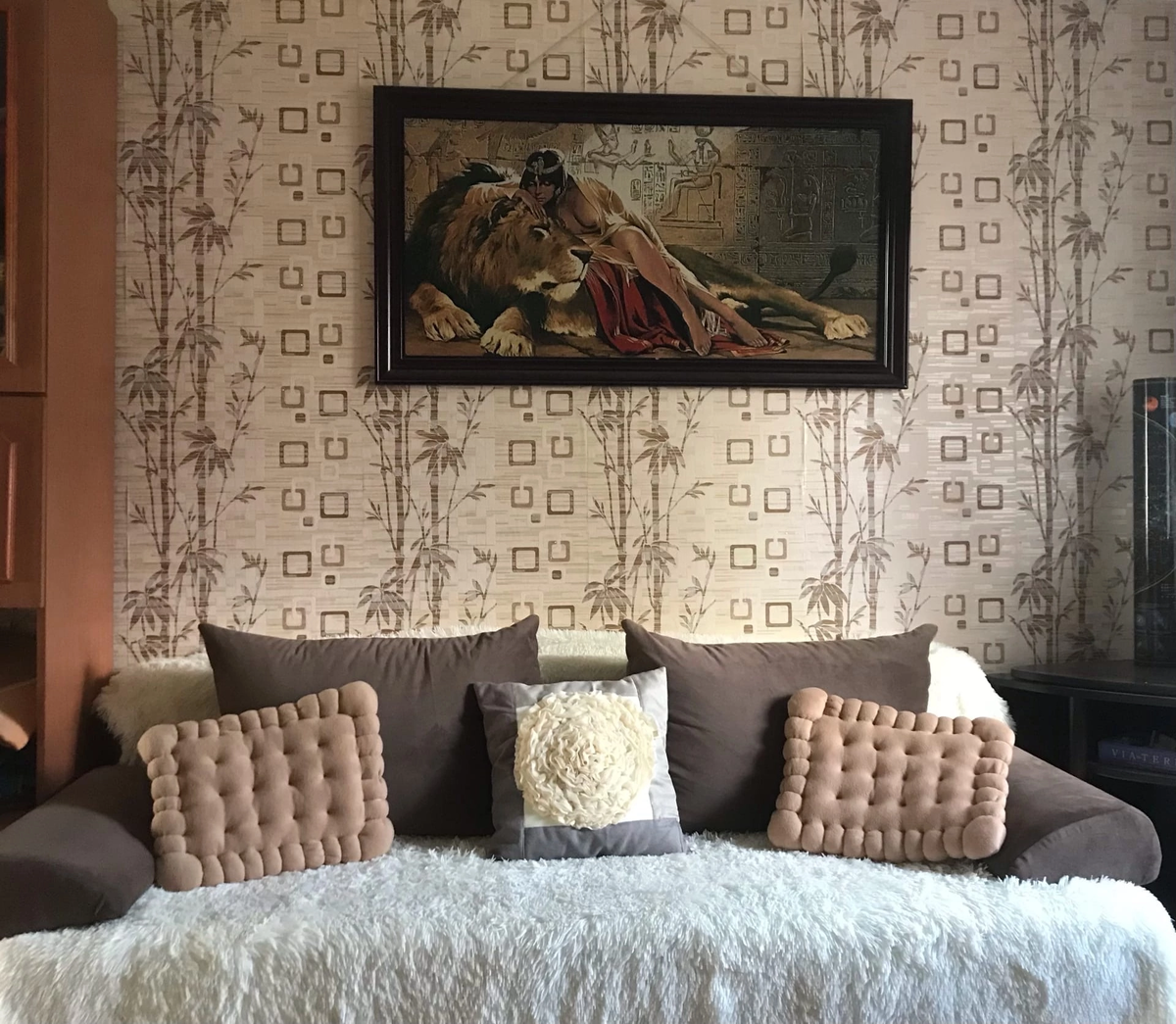 Мои работы, декоративные подушки в интерьере