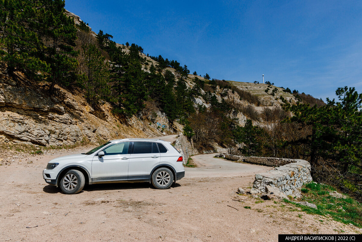 дорога из Ялты на плато Ай-Петри