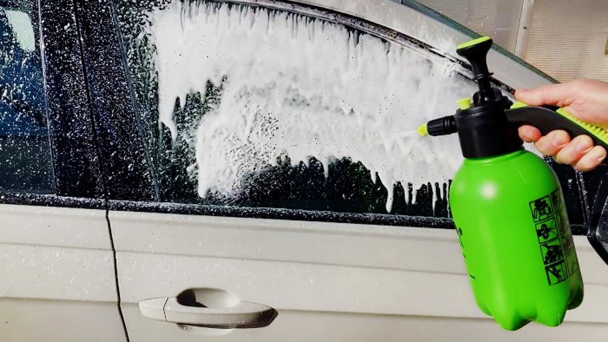 Пеногенератор из садового опрыскивателя