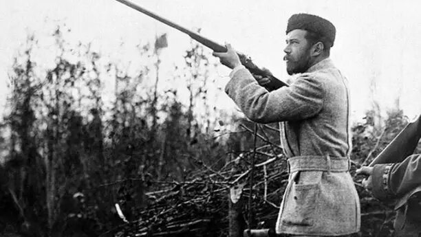 Николай II на охоте