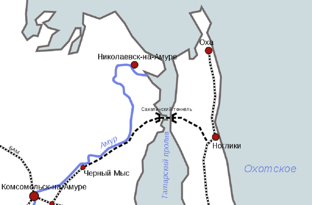 Проект тоннеля на сахалин