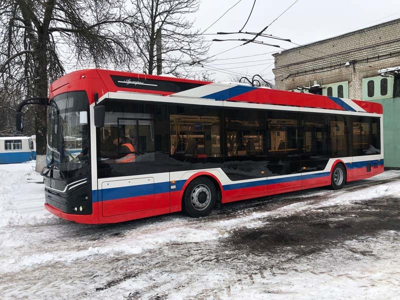 Новый троллейбус ПКТС-6281 "Адмирал" для Брянска