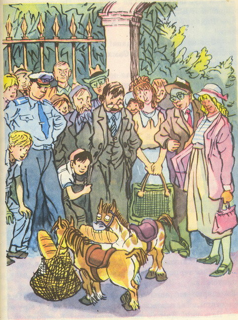 Рисунок Ивана Семёнова из книги "Приключение Карандаша и Самоделкина" Ю. Дружкова