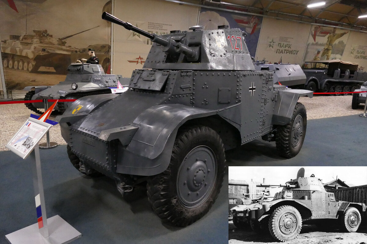 Panzerspähwagen P (f) массово использовались на советско-германском-фронте, но как трофеи были редкостью.