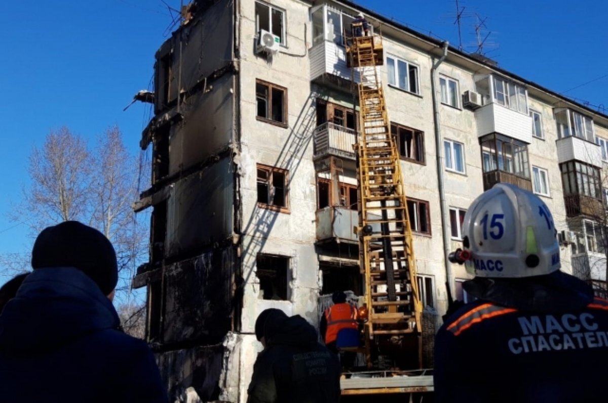    В Новосибирске после взрыва газа полностью снесли дом на Линейной улице