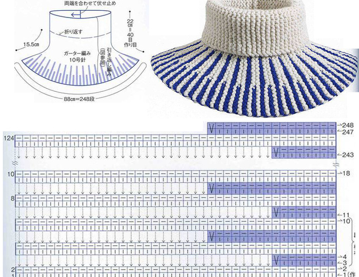 Манишка. Вязать можно любым инструментом!