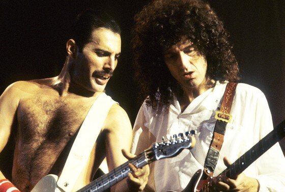    Фредди Меркьюри, Брайан Мэй — концерт Queen в рамках WORKS-TOUR