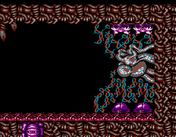 Финальный босс «Gomeramos King» в игре «Contra» на NES/Денди