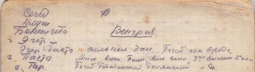 Строки из дневника Соколова Н.Н.