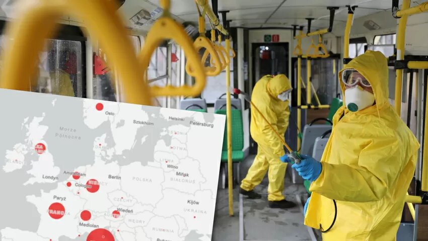 Короновирус распространяется по Европе