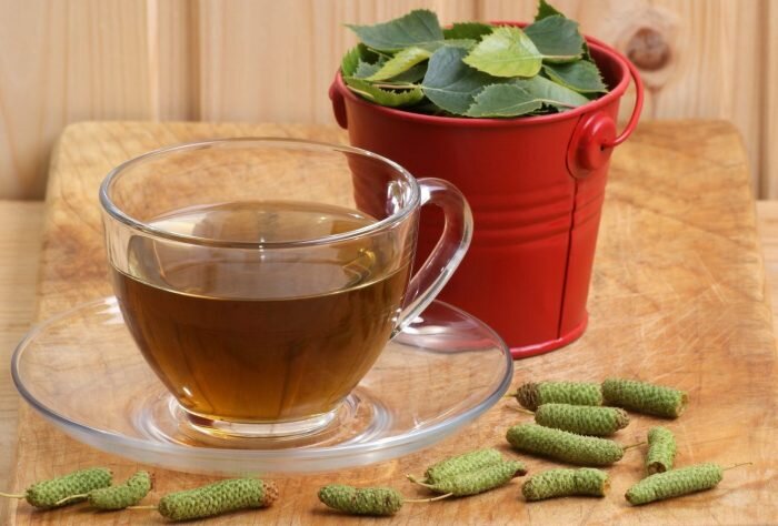 Настойку березовых почек готовят на водке и спирту