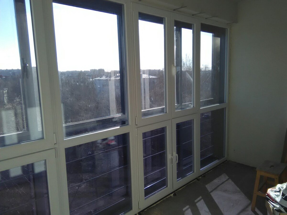 Остекление лоджии вторым контуром