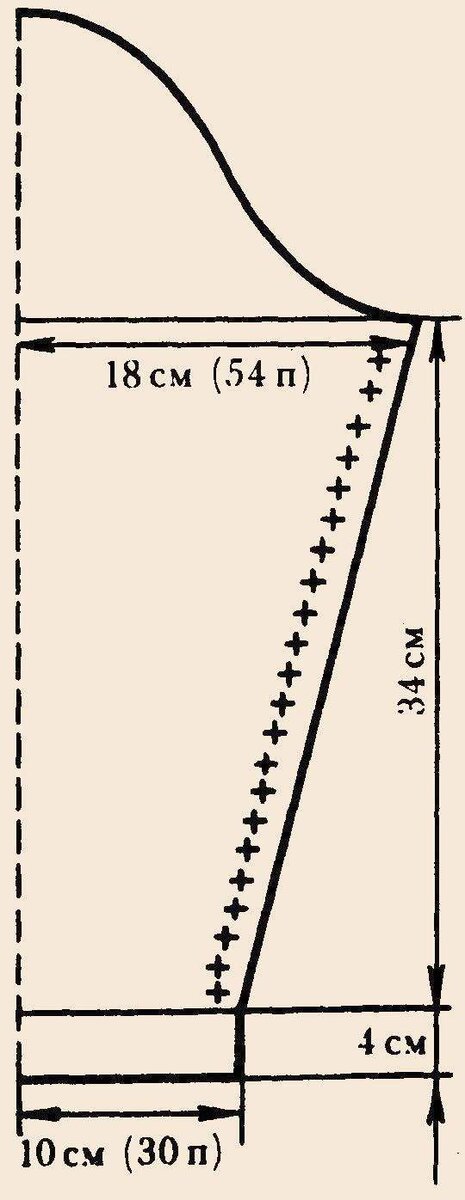 Схема вязания втачного рукава. http://modnoevyazanie.ru.com/tehniki-vyazaniya/raschet-i-vyazanie-gorloviny-skosov-plecha-okata-rukava-i-proymy-po-metodu-maksimovoy/