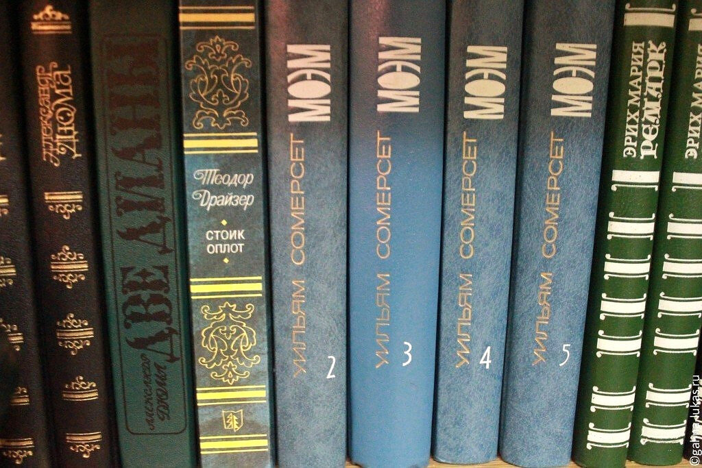 Фрагмент одной из моих старых книжных полок с классикой. Фото автора