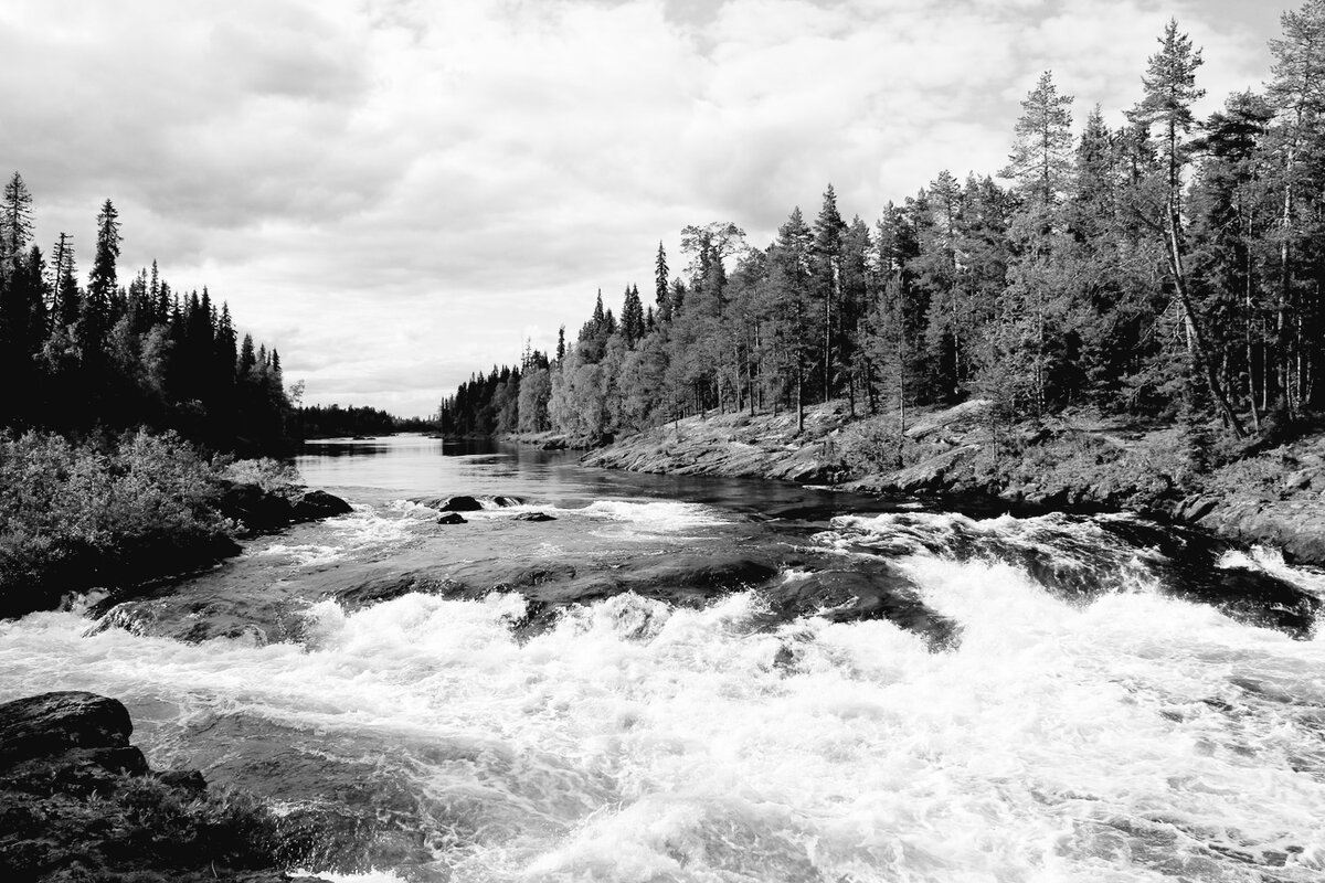 Фотография взята из открытых источников. Река Тунтса-Йоки.