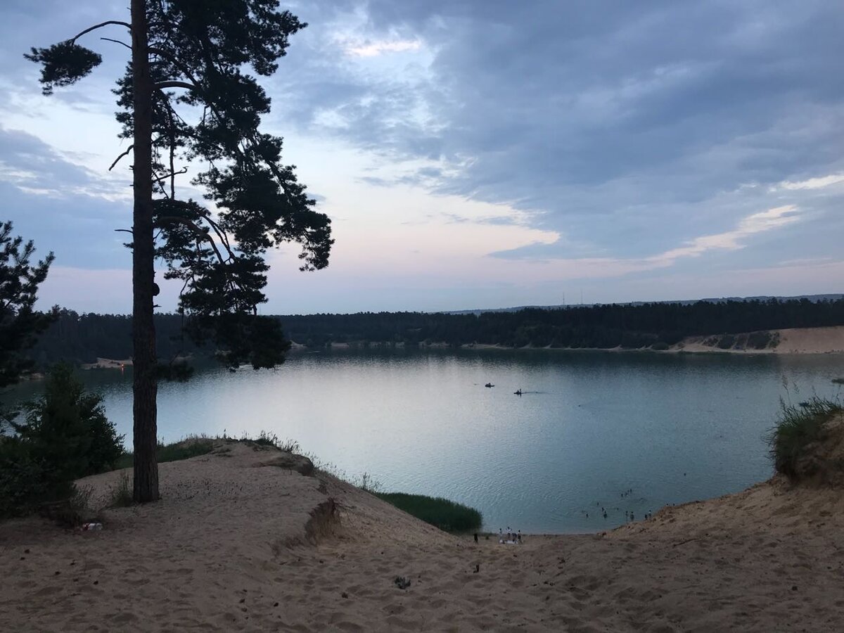 Юдино карьер озеро Изумрудное