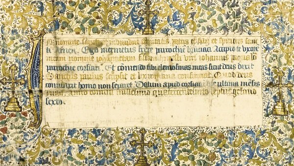 Брачный контракт. Источник: textmanuscripts.com