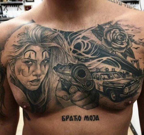 в стиле Чикано.