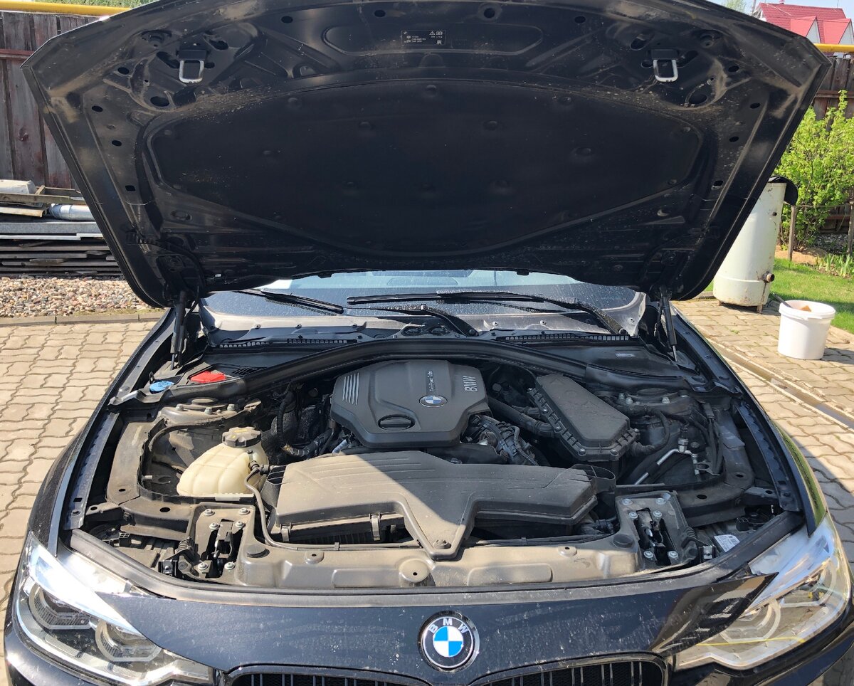 Моем двигатель у BMW 320d f20