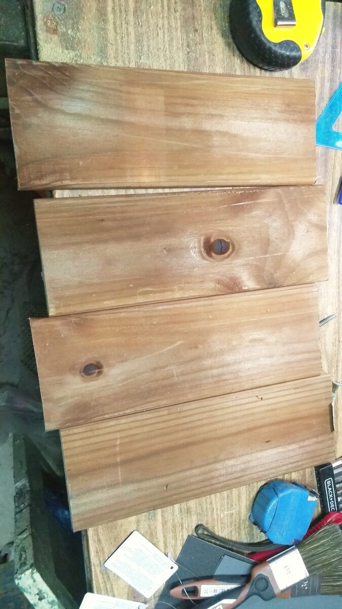 Заготовки для наших будущих стенок. 62мм