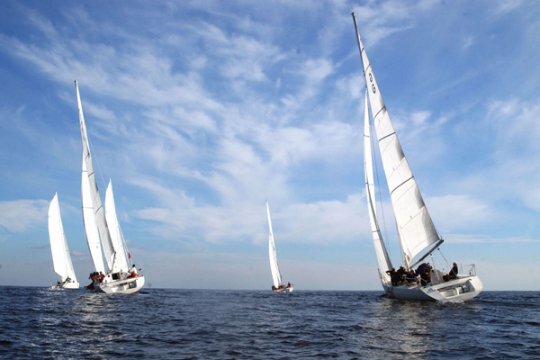 Вслед за ними и судно поворачивается в ту или другую сторону. Поворачивается и идет вперед. Моряки называют такое движение – движением переменными галсами. Его суть состоит в том, что ветер давит на косые паруса и сносит судно слегка вбок и вперед. Руль парусника не дает ему полностью повернуться, да и умелые матросы вовремя приводят в движение паруса, меняя их положение. Так, небольшими зигзагами, корабль и движется вперед.

Конечно, движение переменными галсами – очень трудное дело для всей команды парусника. Но матросы – закаленные ребята. Они не боятся трудностей и очень любят море.