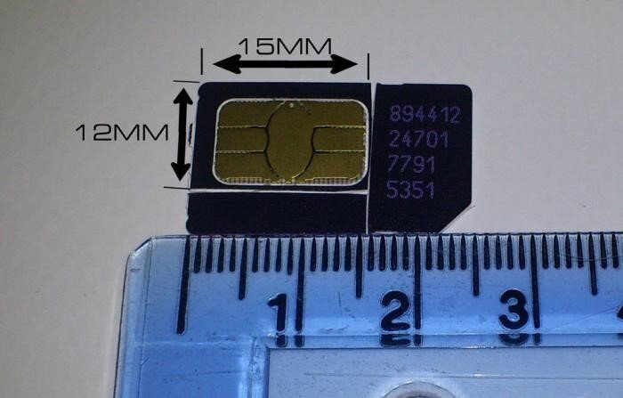 обрезка на Micro Sim что не так? не видит тел