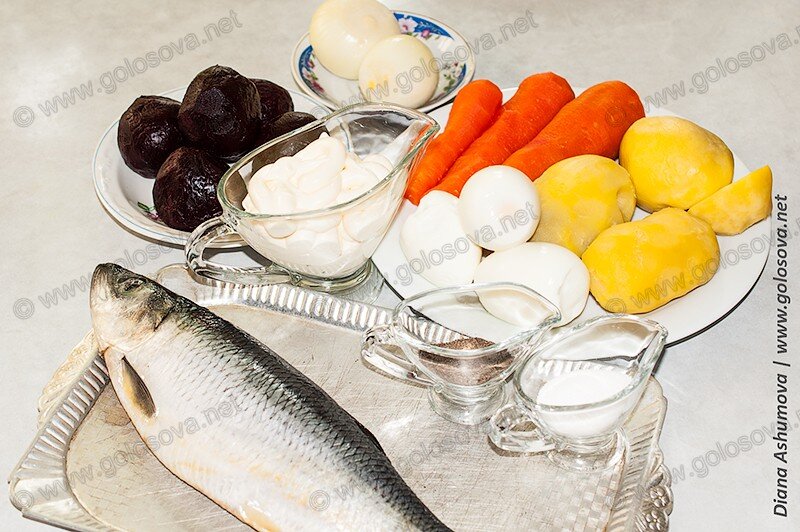 продукты для салата селедка под шубой