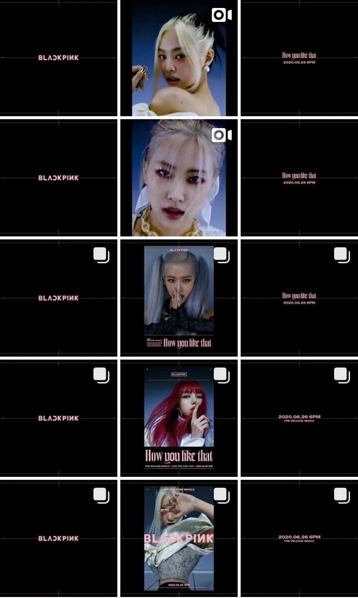 страница Instagram YG ent. до скандала
