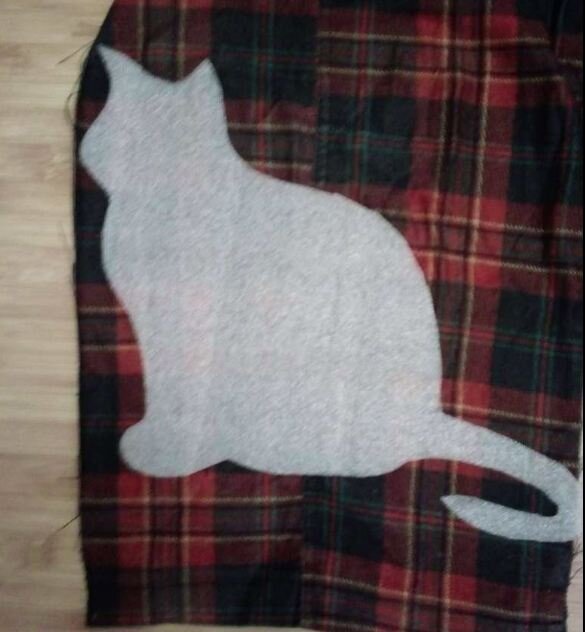 Шаблон кота. Он мне, в смысле кот, уже нравится