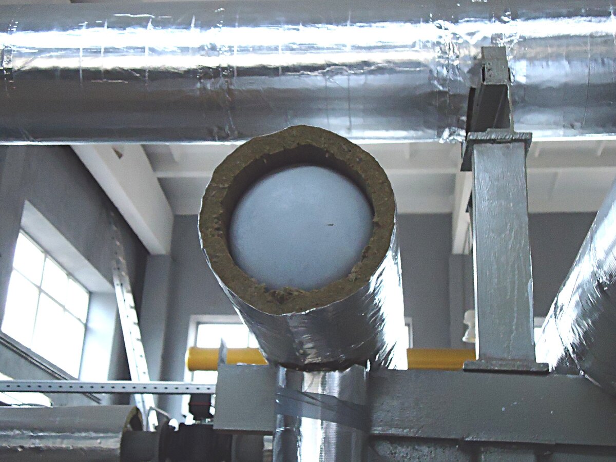 "голый" торец трубопровода