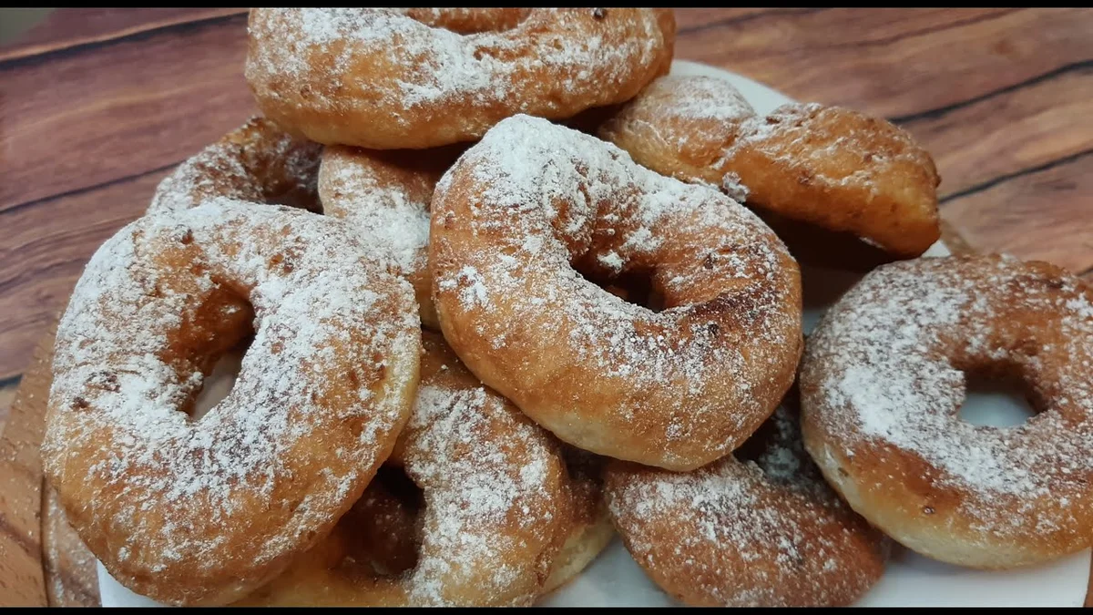 Лёгкий рецепт пончиков в форме кольца | Мария Коротчук | Дзен