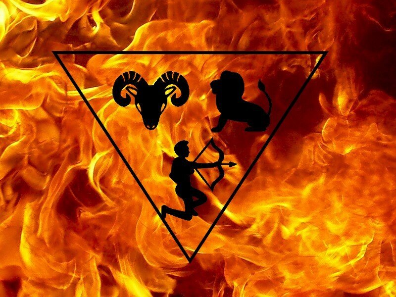 Огненный знаки зодиака - Овен, Лев, Стрелец