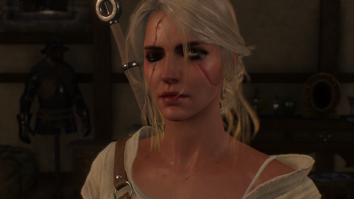 На скриншоте изображена Цири, после битвы с сестрами-ведьмами с Кривоуховых топей. Напиши ответ так это или нет в комментариях!