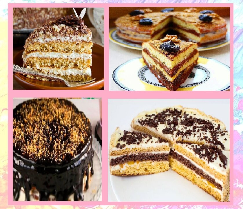 Сметанник: варианты украшения и подачи торта.