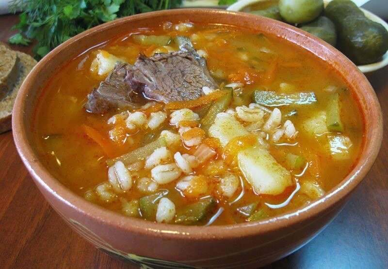 Суп рассольник