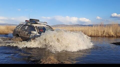 Toyota Carib месит весеннюю грязь! OffRoad