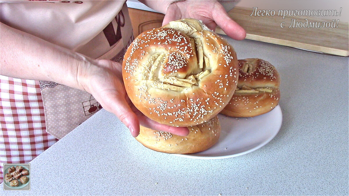 Ароматные булки с маком и яблоками. Постная выпечка. Легко приготовить! |  Легко приготовить! С Людмилой! | Дзен