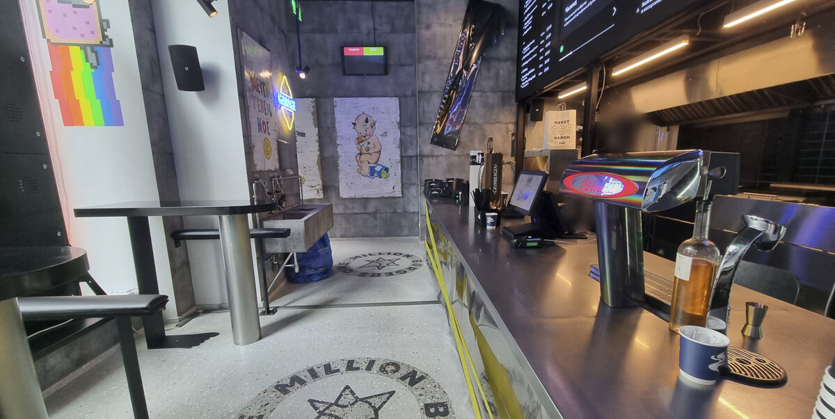 "Kaif Burger", интерьер