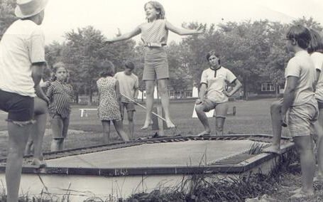 Батут в 30-е годы XX века