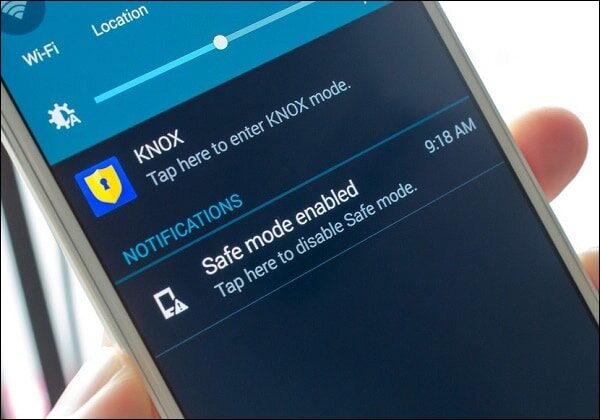 Загрузите телефон в безопасном режиме