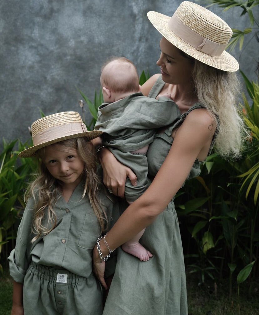 Мария Горбань с детьми